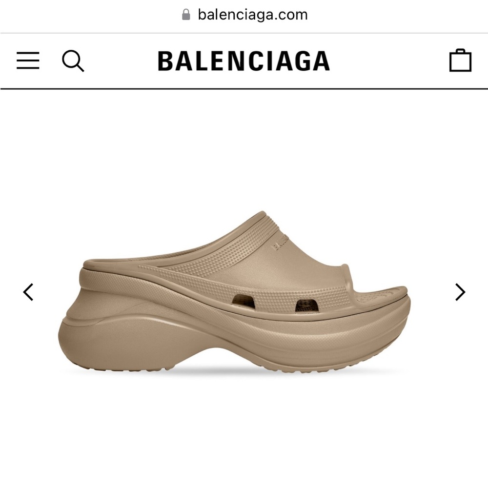 Balenciaga Croc Pool Slides